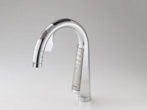 お気に入り水栓を浄水器に変身！トレビーノブランチ　キッチン水栓 パナソニック製（Panasonic）LE01FPSWTEA　スリムセンサー水栓　　一般地用